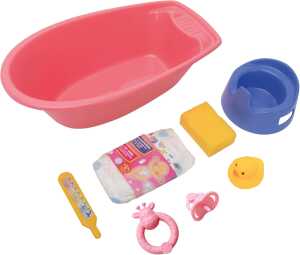 Puppenbadewannen-Set 40,5x23x13cm