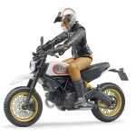 Scrambler Ducati Desert Sled mit Fahrer