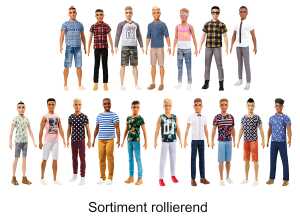 Barbie Fashionistas Männlich, sortiert