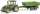 John Deere 5115M mit Bordwandanhänger