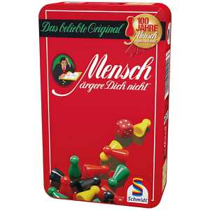 Spiel Mensch ärgere dich nicht SCHMIDT 51204 in Metalldose