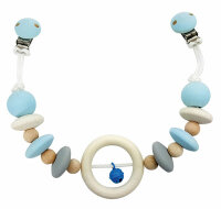 Wagenkette nature blau