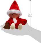 Sandmann Puppe Rot 20Cm,Stoff M.Plastgesicht