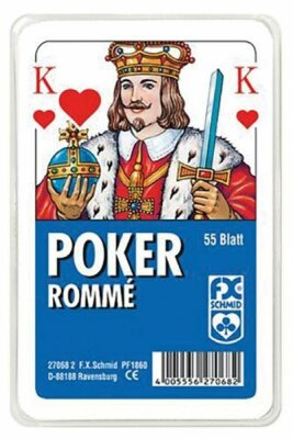 Ravensburger Kartenspiel Poker Romme - Französisches Bild 55 Blatt