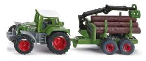 Traktor mit Forstanhänger SIKU 1645