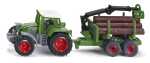 Traktor mit Forstanhänger SIKU 1645