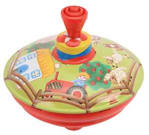 SIMM MARKETING Bolz Brummkreisel Bauernhof 13cm, ab 18 Monaten