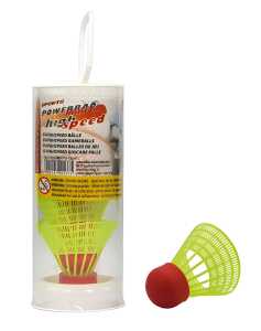 Powerbadminton SpeedBälle aus Nylon, gelb/orange