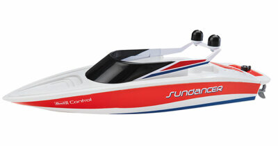 RC Boat Sundancer Revell Control - 2 Kanal Boot mit 2,4 GHz Pistolen Fernsteuerung, - 2 Batterien 1,5V AA erforderlich - ab 8 Jahren