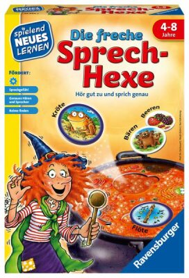 Ravensburger Lernspiel Die freche Sprech Hexe - Hör gut zu und sprich genau - ab 4 Jahren