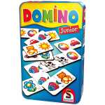 Spiel Domino Junior SCHMIDT 51240 in Metalldose