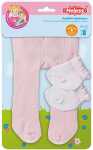 Strumpfhose mit Söckchen für Puppen Gr.35-46cm