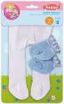 Strumpfhose mit Söckchen für Puppen Gr.35-46cm