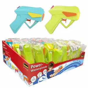 Idena Power-Wasserpistole 10cm farbig sortiert