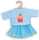 Puppen Rock mit Pullover Gr. 35-46cm