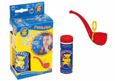 Pustfix Pustepipe mit 70 ml Dose - Puste-Pipe mit PUSTEFIX Großpackung 70 ml Flüssigkeit