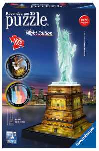 Ravensburger Puzzle 3D 108 Teile Freiheitsstaue - ab 10 Jahren