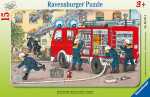 Rahmenpuzzle 15 Teile Feuerwehr - Mein Feuerwehrauto - ab...