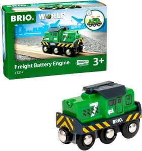 Brio World Batterie Frachtlock grün - ab 3 Jahren