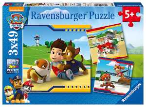 Puzzle 3x49 Teile Paw Partrol - Helden mit Fell - ab 5 Jahren