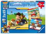 Puzzle 3x49 Teile Paw Partrol - Helden mit Fell - ab 5...