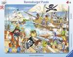 Rahmenpuzzle 36 Teile Piraten - Angriff der Piraten - ab...