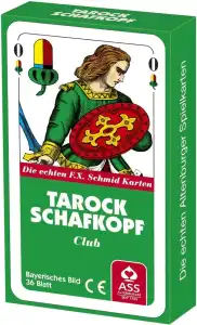 ASS SPIELKARTEN Schafkopf Tarock Bayr:Bild