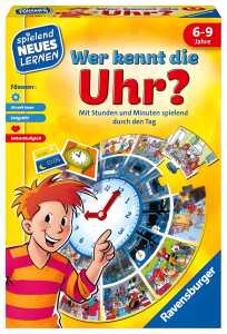 Lernspiel Wer kennt die Uhr? - Mit Stunden und Minuten spielend