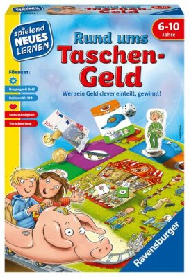 Ravensburger Lernspiel Rund ums Taschengeld - Wer sein Geld clever einteilt gewinnt! - ab 6 Jahren