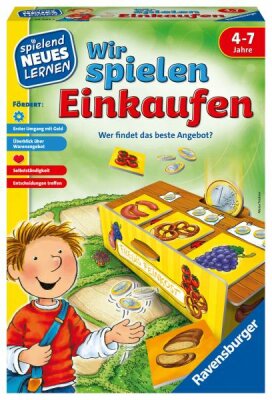 Ravensburger Lernspiel Wir spielen einkaufen - Wer findet das beste Angebot? - ab 4 Jahren