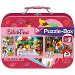 Bibi + Tina Puzzlebox in Metallkoffer,2x100+2x150
