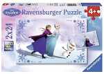 Puzzle 2x24 Teile Frozen - Schwestern für immer - ab...