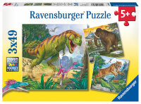 Ravensburger Puzzle 3x49 Teile Saurier - Herrscher der...