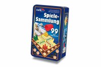 99iger-Spielesammlung in Blechdose