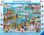 Ravensburger Rahmenpuzzle 24 Teile Ein Tag am Hafen - ab...