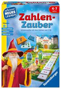 Lernspiel Zahlen Zauber - Schatzsuche mit den Zahlen von 1-10