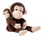 Handpuppe Mutter mit Kind Affe Cheeta & Bibi