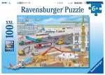 Puzzle XXL 100 Teile Baustelle - Baustelle am Flughafen -...