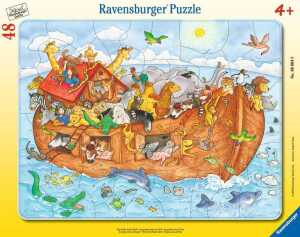 Rahmenpuzzle 48 Teile Arche Noah - Die große Arche Noah - ab 4 Jahren