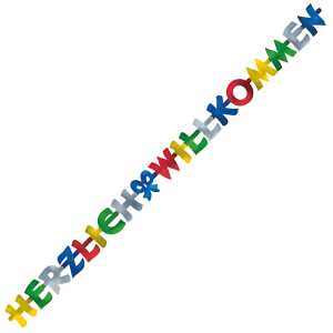 Partykette Herzlich Willkommen RIETHMÜLLER 1720 2m