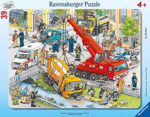 Ravensburger Rahmenpuzzle 39 Teile Rettungseinsatz - ab 4 Jahren
