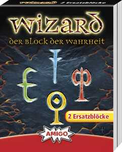 Kartenspiel Wizard Der Block der Wahrheit 2 Ersatzblöcke ab 10 Jahren