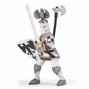 Papo Figur Ritter mit Adlerhelm weiß 7cm - ab 3 Jahren