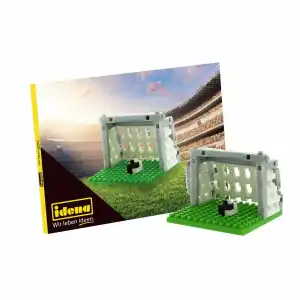 Idena Minibausteine Postkarte Fußball - Konstruktionsbausatz