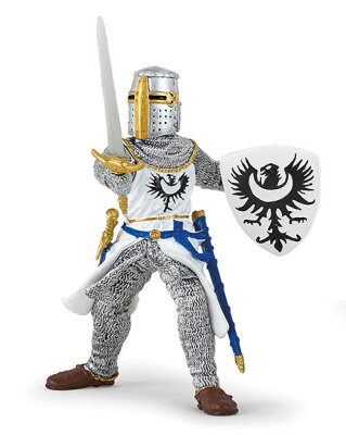 Papo Figur Weisser Ritter mit Schwert 10cm - ab 3 Jahren