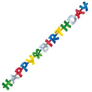 Partykette Happy Birthday RIETHMÜLLER 1722