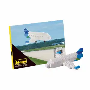 Idena Minibausteine Postkarte Flugzeug - Konstruktionsbausatz