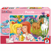 Puzzle 100 Teile Bibi & Tina, Pferdeglück