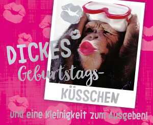 Wunscherfüller Soundbox Dickes Geburtstags - Küsschen