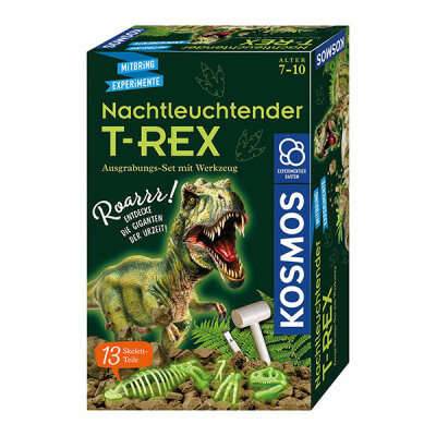 Kosmos T Rex Ausgrabung Experimentierkasten - nachtleuchtender T-Rex, ab 7 Jahren